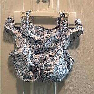 SHEIN Blue Floral Kids Bikini